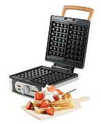 Vaflovač 4x7 s termostatem - bílý - DOMO DO9274W