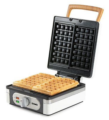 Vaflovač 4x7 s termostatem - bílý - DOMO DO9274W
