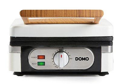 Vaflovač 4x7 s termostatem - bílý - DOMO DO9274W