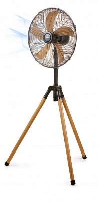 Ventilátor stojanový 45 cm - imitace dřeva - DOMO DO8146