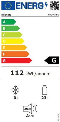 Vinotéka Hyundai VIN8G termoelektrická