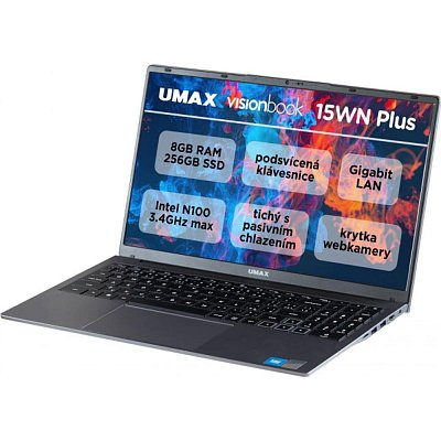 VisionBook 15WNPlus 15,6 8/256 W11P UMAX