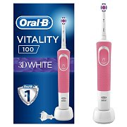 VITALITY 100 3D WHITE PINK ORAL-B