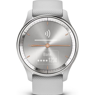 Vivomove Trend Mist Grey Silicone GARMIN