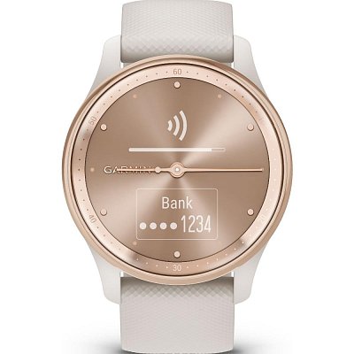 Vivomove Trend White Cream Silic GARMIN