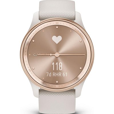 Vivomove Trend White Cream Silic GARMIN