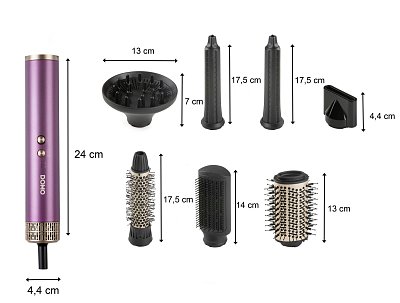 Vlasový multistyler 7v1 - DOMO DO54782HS
