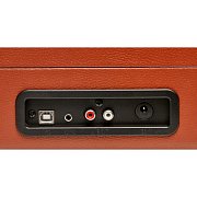 VPL 120 BROWN přenosný gramofon DENVER
