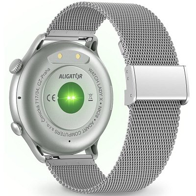 Watch Lady X (NK28) silver ALIGATOR