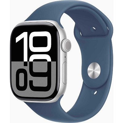 Watch S10 46 Silver/Denim Sport Band M/L
