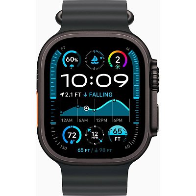 Watch Ultra 2 Tit Black Ocean Band
