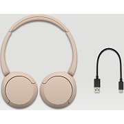 WH CH520 béžová Bluetooth sluchátka SONY