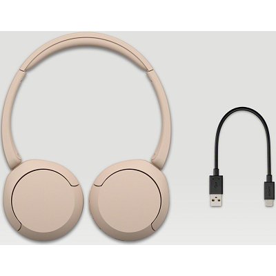 WH CH520 béžová Bluetooth sluchátka SONY