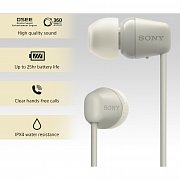 WIC100C.CE7 šedá sluchátka Sony