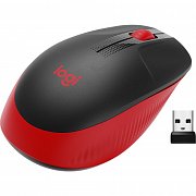 Wireless Mouse M190, Red LOGITECH