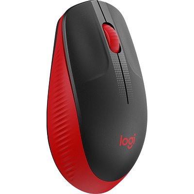 Wireless Mouse M190, Red LOGITECH