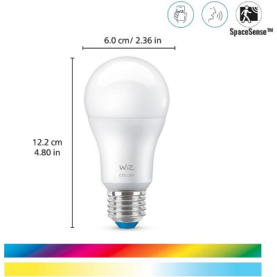 WiZ Colors 60W E27 RGB 3-pack PHILIPS