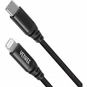 YCU 631 MFi BK USB C/lightning 1m YENKEE