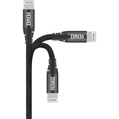 YCU 631 MFi BK USB C/lightning 1m YENKEE