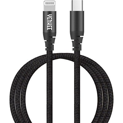 YCU 631 MFi BK USB C/lightning 1m YENKEE