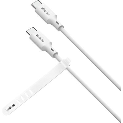 YCU C115 WH SILIC USB C-C / 1,5m YENKEE