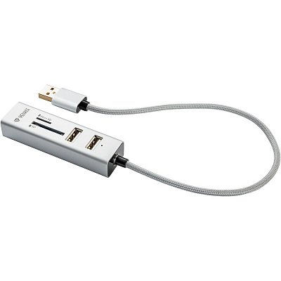 YHC 101SR USB COMBO HUB+čtečka    YENKEE