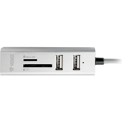 YHC 101SR USB COMBO HUB+čtečka    YENKEE