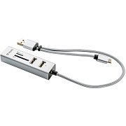 YHC 103SR USB C OTG HUB+čtečka YENKEE