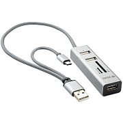 YHC 103SR USB C OTG HUB+čtečka YENKEE