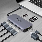 YTC 081 Multiport Hub USB C 8v1 YENKEE