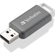 128GB USB Flash 2.0 DataBar Gr VERBATIM