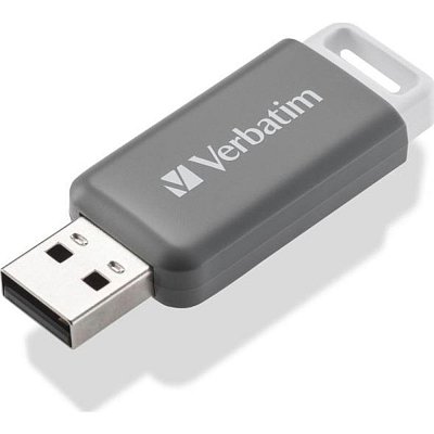 128GB USB Flash 2.0 DataBar Gr VERBATIM