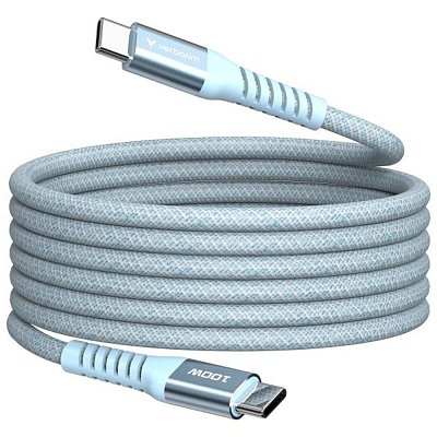 31856 magnet. USB-C kabel 100W 1,2m blue