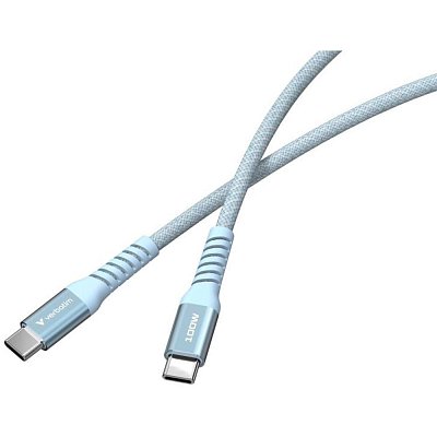 31856 magnet. USB-C kabel 100W 1,2m blue