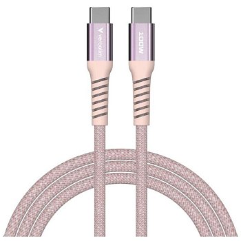 31857 magnet.USB-C kabel 100W 1,2m pink