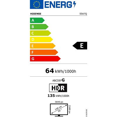55A7Q QLED TV HISENSE