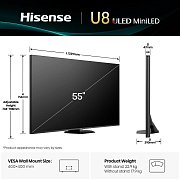 55U8Q Mini LED QLED TV HISENSE