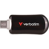 64GB USB Flash 3.2 G1 USB-C Bk VERBATIM