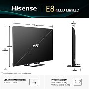 65E87Q MiniLED QLED HISENSE