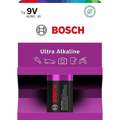 6LR61UA1B/00 Ultra Alkaline 9V BOSCH