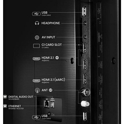75E7Q QLED TV HISENSE