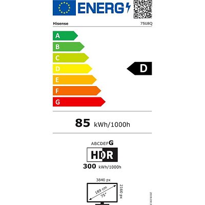 75U8Q Mini LED QLED TV HISENSE