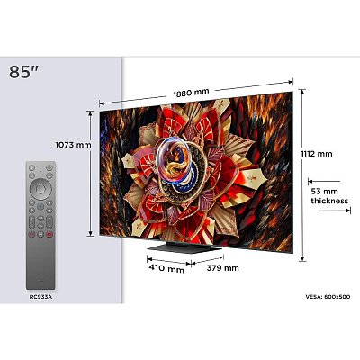 85C9K Mini LED QLED televize TCL