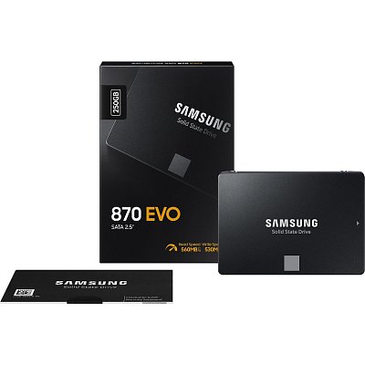 870 EVO SATA III SSD 250GB SAMSUNG