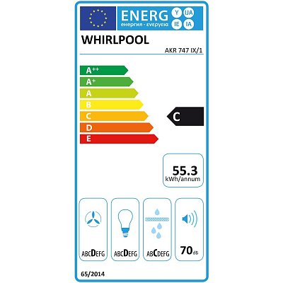 AKR 747IX/1 ODSAVAČ PAR VÝSUV. WHIRLPOOL