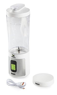 Aku smoothie mixér X-Power to go 120W - bílý - DOMO DO752BL