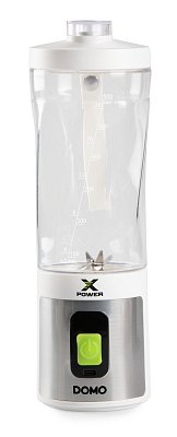 Aku smoothie mixér X-Power to go 120W - bílý - DOMO DO752BL