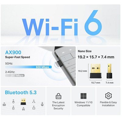 Archer TX10UB Nano AX900 Wifi6 5.3USB ad