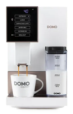 Automatický Espresso kávovar - bílo bronzový - DOMO DO742K