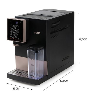 Automatický Espresso kávovar - černo bronzový - DOMO DO743K